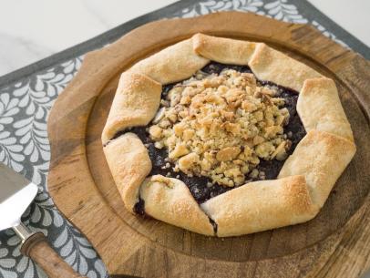 Food beauty of cranberry sauce quick pie, as seen on Food Network’s Trisha’s Southern Kitchen Season 13
