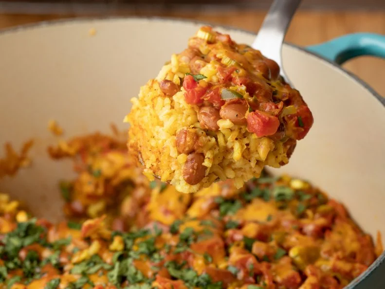 Close-up of Cauliflower Fried Rice