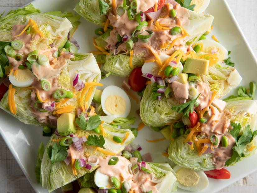 Close-up of Cobb Wedge Salad