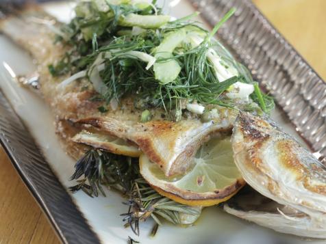 Roasted Whole Branzino