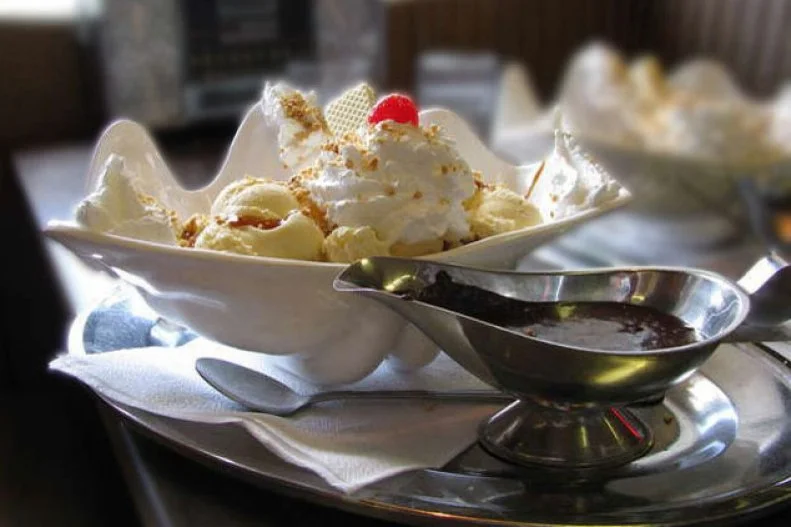 This spot is a true Chicago institution. You’ll find chocolate candies galore, but don’t let them distract you from your mission of cozying up in a booth and getting serious about the ice cream Margie's has been serving up since the 1920s. The Turtle Sundae features both hot fudge and caramel sauce made from passed-down family recipes, as well as nuts, cherries and whipped cream. It's simple, delightful and always a favorite.