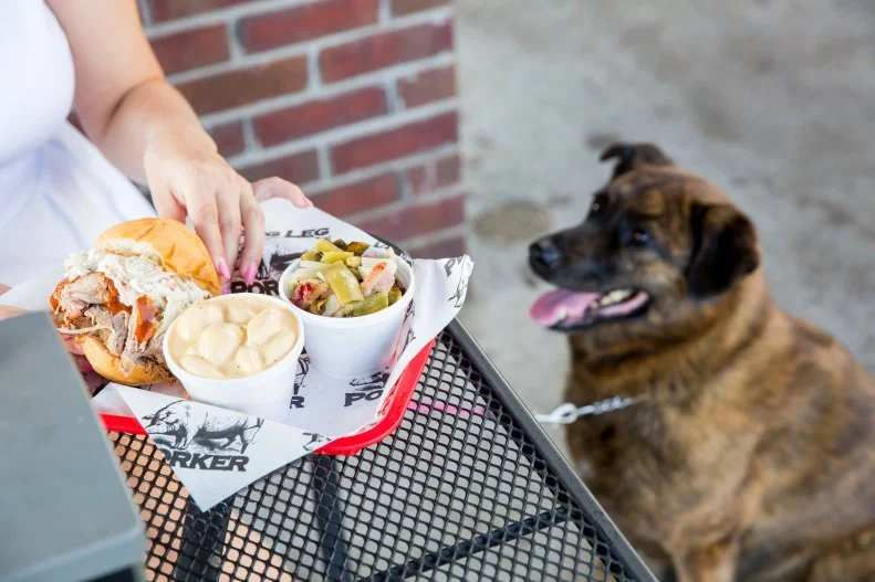 Nashville locals descend upon this casual barbecue spot in the Gulch for Memphis-style dry ribs and BBQ Nachos, a Volunteer State staple that seems like it's been plucked straight from the Tex-Mex playbook: Tortillas get covered in a mix of cheese sauce, jalapenos and the restaurant's delicious pulled pork, which also makes a killer sandwich. The large patio is a great place to hang out and enjoy the weather â   it even has heaters during the cooler months â   so it attracts plenty of area dog lovers who may or may not decide to share their snacks with their mutts.