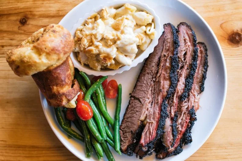 If you're going to share a meal with your hound, is there a better option than straight-up meat? Probably not. Picking a best barbecue spot in Missouri, a state with not one but two major barbecue cities, is near impossible. Let your pup help you pick. Salt + Smoke is a relative newcomer to St. Louis' longstanding 'cue scene, but it has something for everyone, with dishes ranging from classic brisket and St. Louis-cut ribs to a brisket sandwich with burnt-end mayo and tobacco onions. And, of course, you can bring your pup along for the smoked-meat adventure. The staff is happy to welcome your buddy to the sidewalk tables set out front.