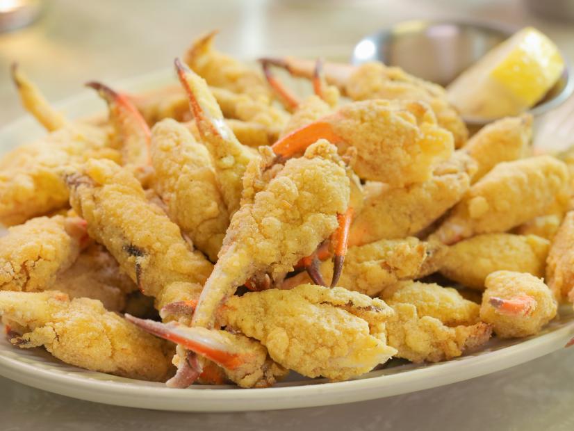 The Fried Crab Claws as Served at Casamento's Restaurant in New Orleans, Louisiana, as seen on DDD Nation, Special.