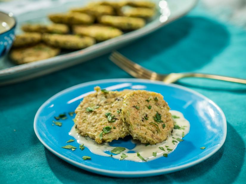 Teri Hatcher makes Broccoli Cakes, as seen on Food Network's The Kitchen