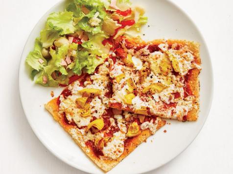Cauliflower-Crust Artichoke Pizza
