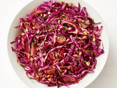 Red Cabbage and Grape Salad