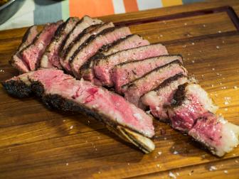 Jeff Mauro makes Reverse Seared Ribeye Steak, as seen on Food Network's The Kitchen
