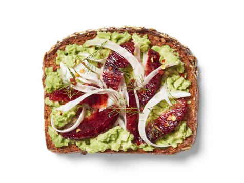 Avocado Toast with Blood Orange