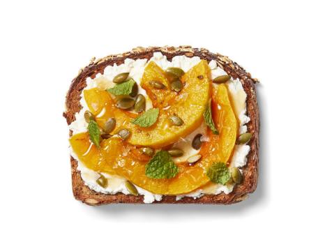 Butternut Squash Toast with Ricotta