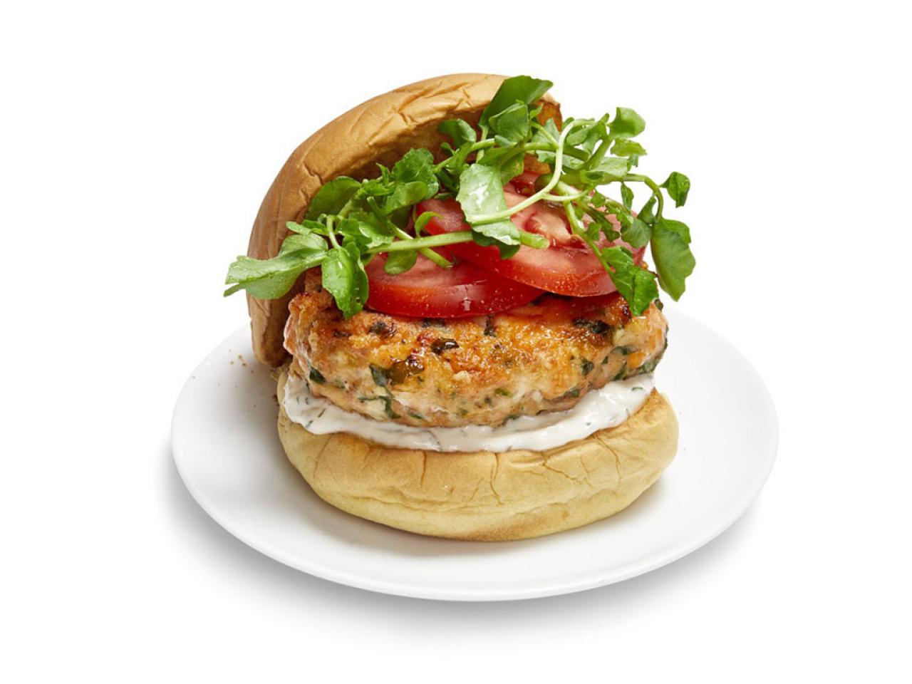 Grilled Salmon Burgers - Weekend at the Cottage