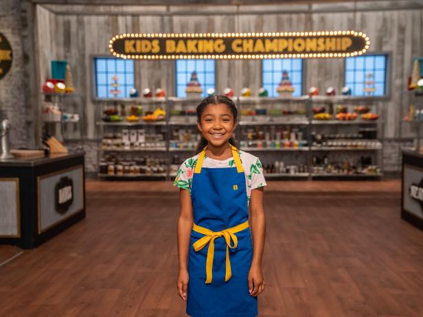Contestant Nyah Rosado poses for a photo, as seen on Kids Baking Championship, Season 6.