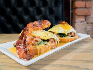 The DL39 "Nodut" signature dish at The Doughnut Lounge, as seen on The Grill Dads, Season 1.