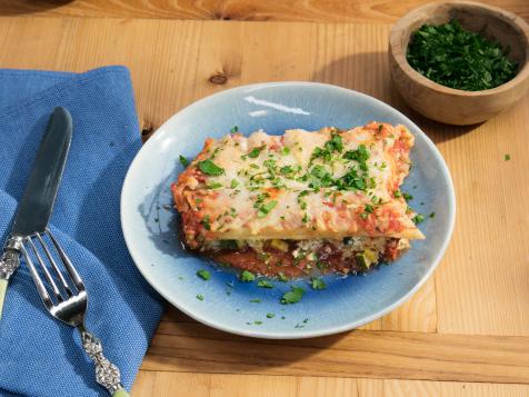 Cheesy Vegetable Manicotti