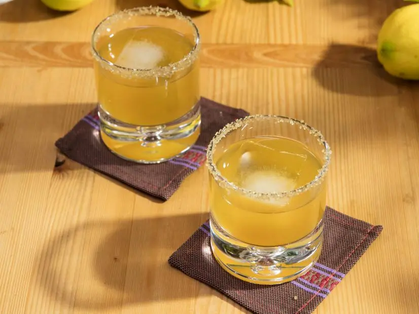 Co-host Geoffrey Zakarian's drink, A Toffee Pudding "Cidecar", as seen on The Kitchen, Season 16.