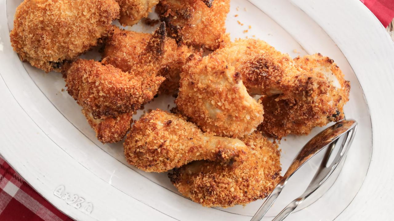 Crispy Un-Fried Chicken