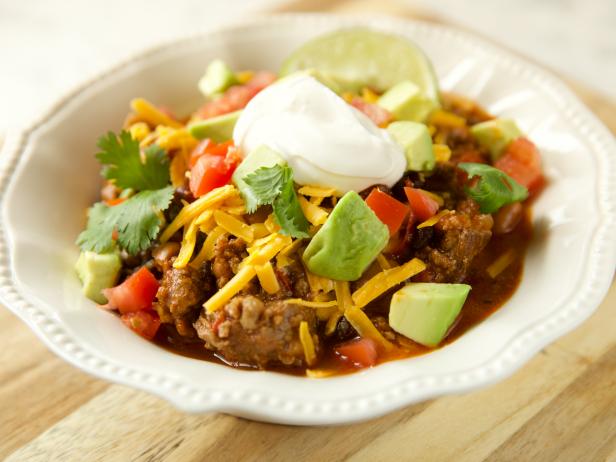 3 Meat 3 Bean 3 Chili Chili Recipe Ree Drummond Food Network