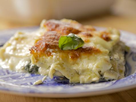 White Spinach-Artichoke Lasagna