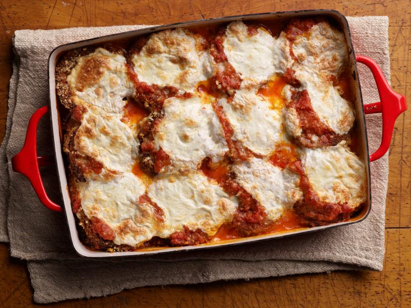 Food Network Kitchen's Eggplant Parmesan for Top Summer Recipes by State, as seen on Food Network.