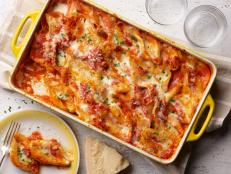 Food Network Kitchen's No-Boil Stuffed Shells, as seen on Food Network.
