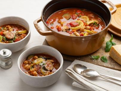 Giada De Laurentiis' Spicy Bean Soup, as seen on Everyday Italian, Spicy Comfort