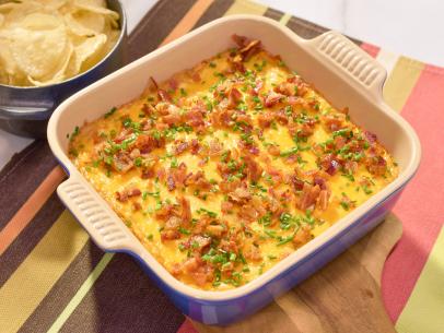 Jeff Mauro makes a Loaded Mashed Potato Dip, as seen on Food Network's The Kitchen