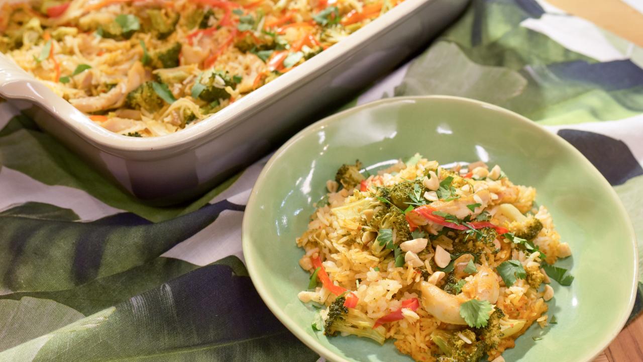 Thai Red Curry Casserole