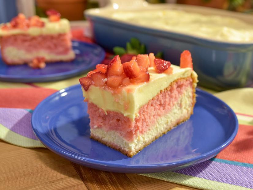 Valerie Bertinelli makes a Strawberry Lemon Love Cake, as seen on Food Network's The Kitchen