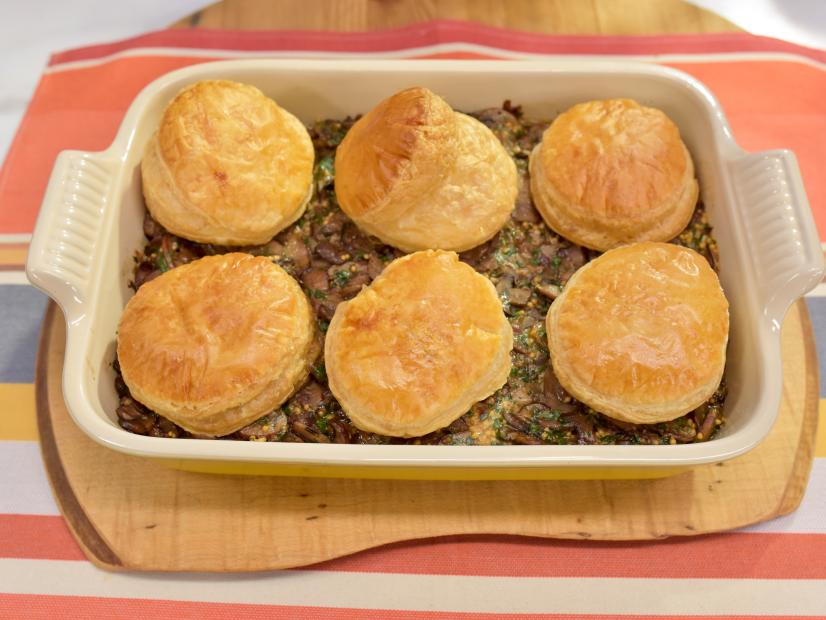 Sunny Anderson makes a Beef Wellington Casserole, as seen on Food Network's The Kitchen