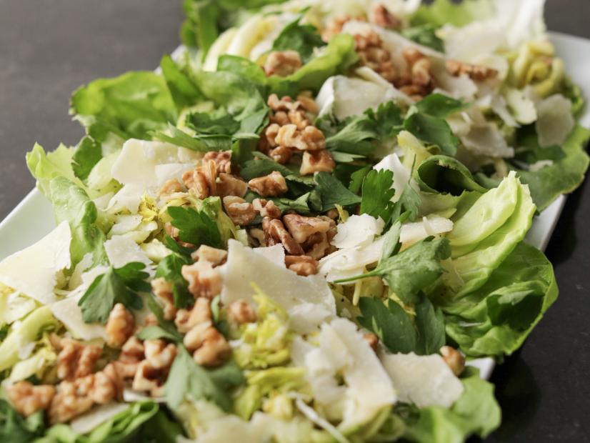 Close-up of Celery and Parmesan Salad