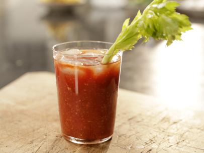 Close-up of Virgin Bloody Marys