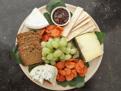 Irish Guinness Brown Bread with cheese board