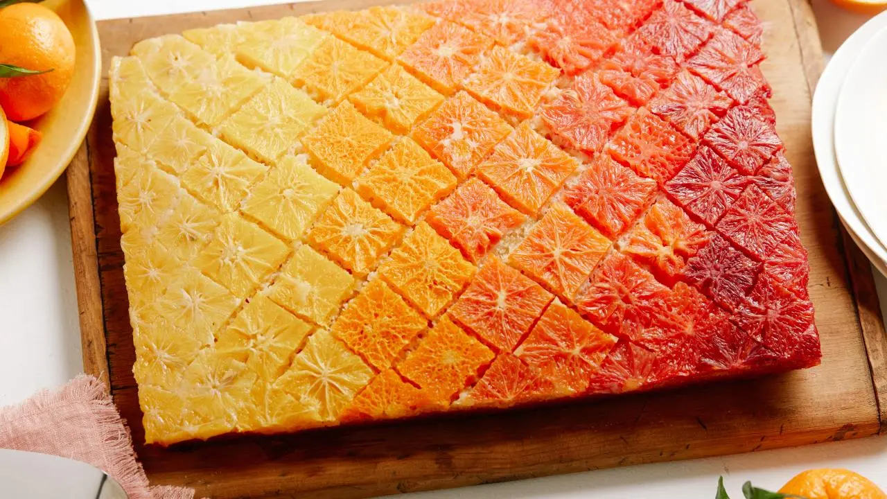 Ombre Citrus Cake