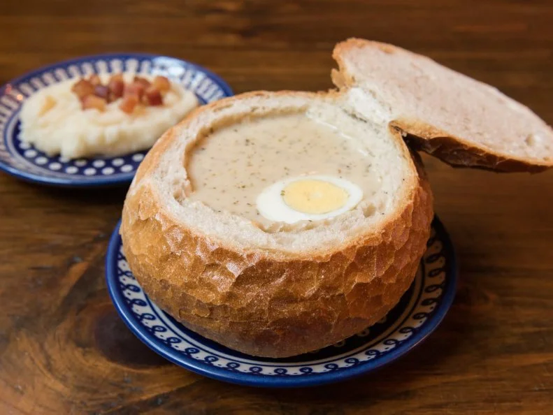 Though it's become a hipster haven, Greenpoint has long been New York's pre-eminent Polish enclave. Sample some fortifying farmhouse fare at Karczma, including cheese and sauerkraut pierogi ($8.50), hunter's stew in red wine ($9.50) and white borscht soup, made from soured flour, kielbasa and spices, topped with hard-boiled eggs, bacon and mashed potatoes, and served in a bread bowl ($5.75). It is the ultimate antidote to late-night drinking binges.