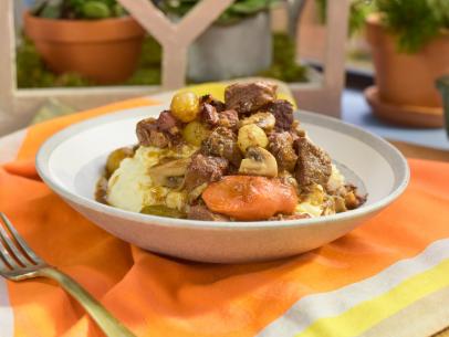 Katie Lee makes One Pot Beef Bourguignon, as seen on Food Network's The Kitchen