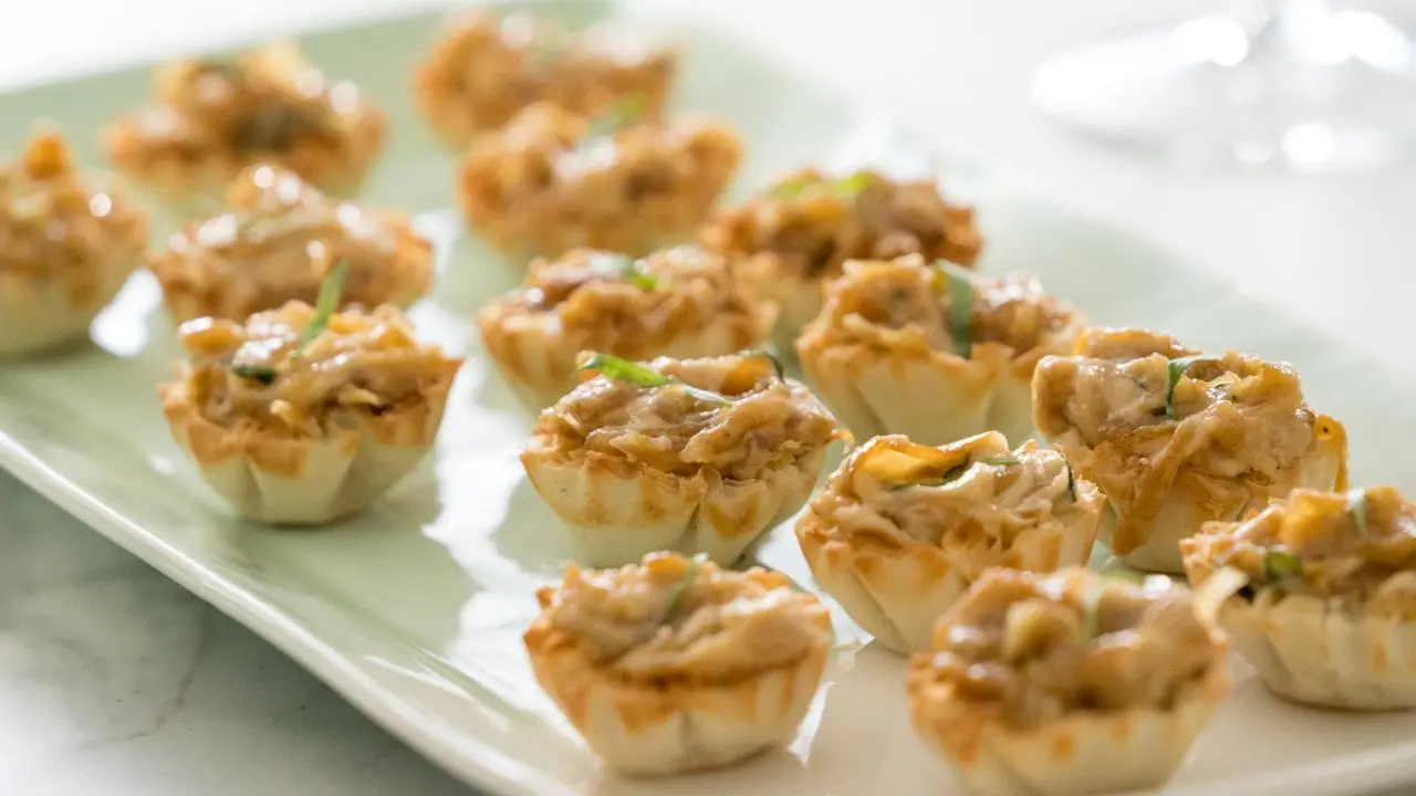 Caramelized Vidalia Onion and Goat Cheese Tartlets Recipe Trisha