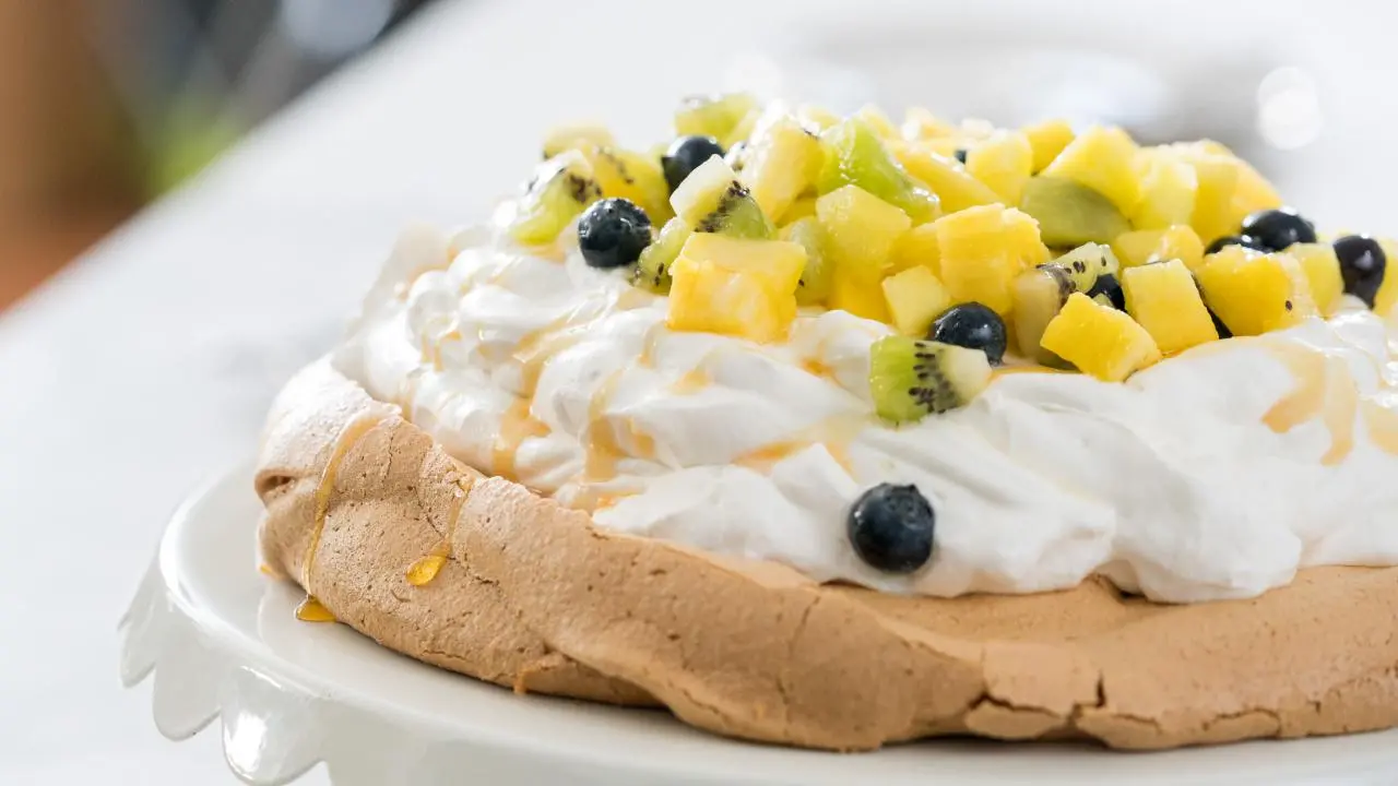 Honey Buttermilk Pavlova