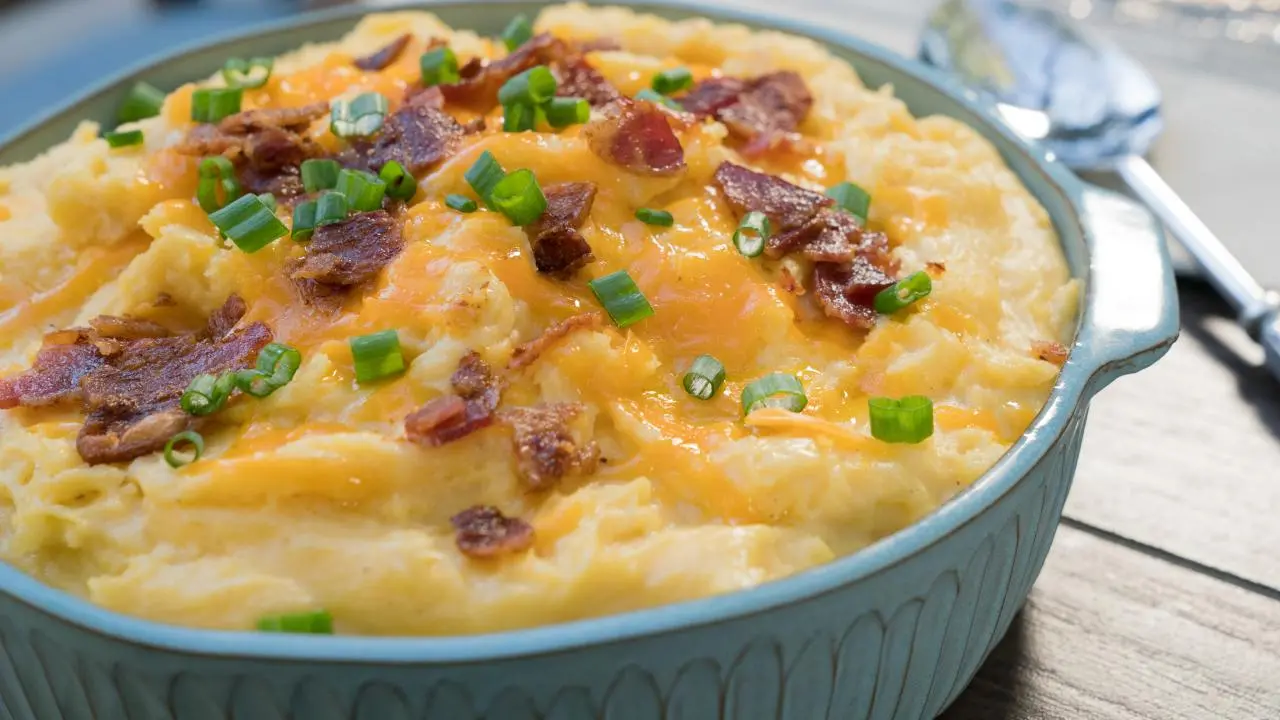 Loaded Garlic Mashed Potatoes