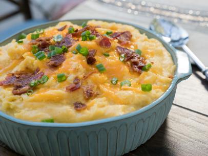 Beauty of loaded garlic mashed potatoes, as seen on Food Network’s Trisha’s Southern Kitchen Season 11