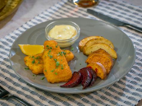 Crispy Fish 'n' Rainbow Chips