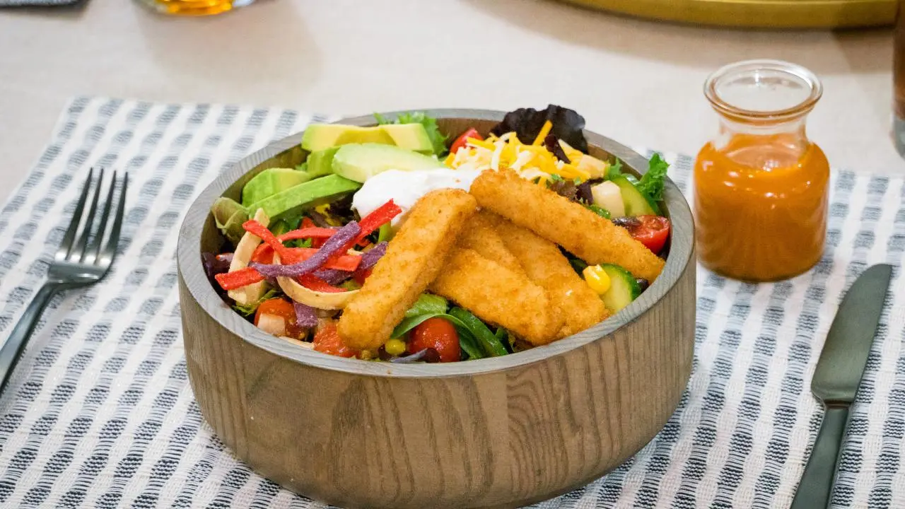 Crispy Fish Taco Salad