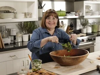 Ina Garten with Green Salad with Ultimate French Vinaigrette