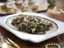 Braised Mustard Greens as seen on Valerie's Home Cooking Spicy Mud's New Orleans Favorites episode, season 7.