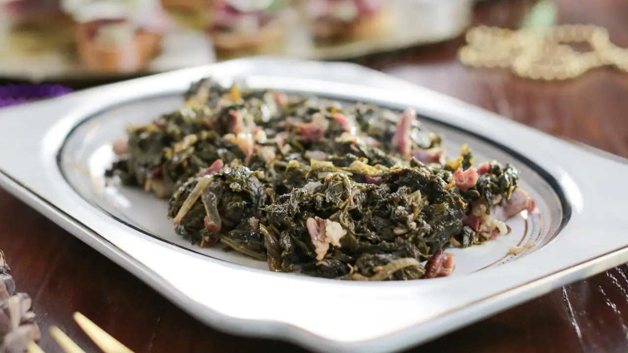 Valerie's Braised Mustard Greens
