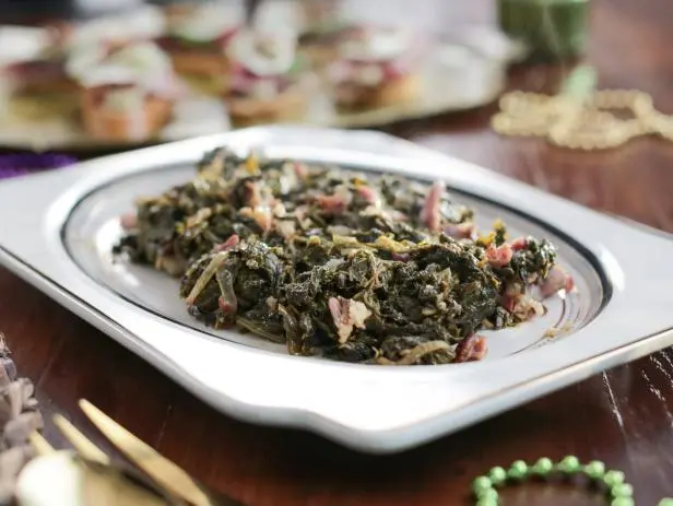 Braised Mustard Greens Recipe | Valerie Bertinelli | Food Network