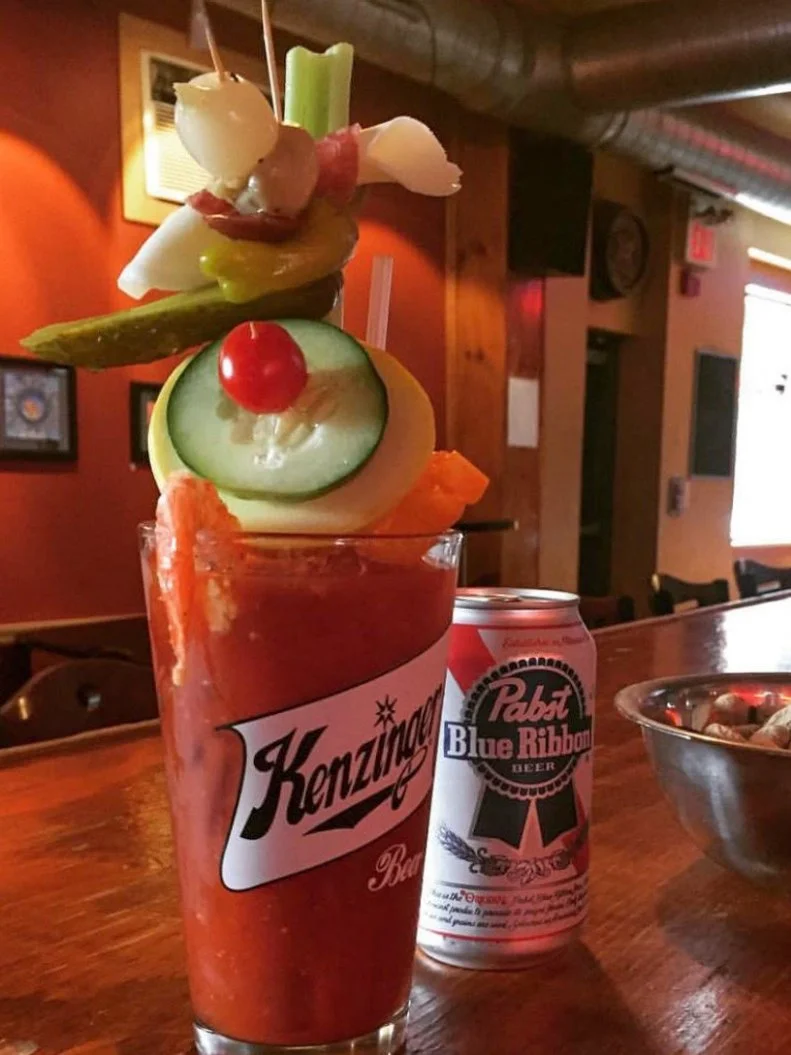 On Sundays, and Sundays only, the staffers at Kensingtonâ  s long-standing Lost Bar build what might be the prettiest and most-elaborate Bloody Marys in the city. Expect accoutrements ranging from salami/cheese roll-ups and vegetarian grape leaves to seasonal fruits and veggies and big fat cocktail shrimp. For Bloody obsessives across the city, this is one Atlantis worth discovering, and well worth the weekly pilgrimage.