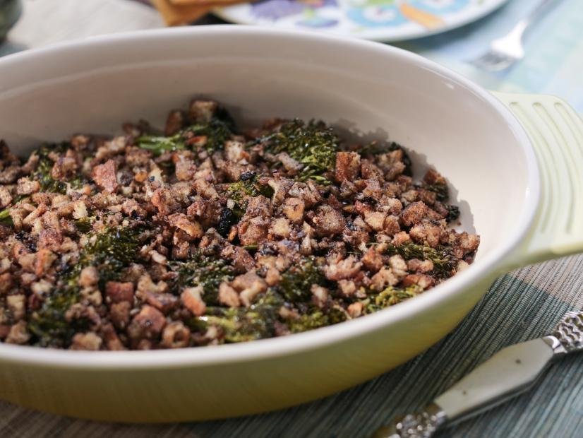 Roasted Broccolini with Breadcrumbs Recipe Valerie Bertinelli Food