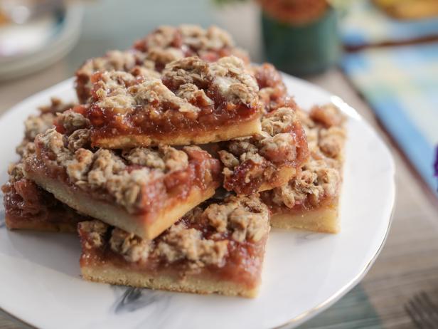 Rhubarb Jam Bars as seen on Valerie's Home Cooking Say Hello to the Flavors of Spring episode, season 8.