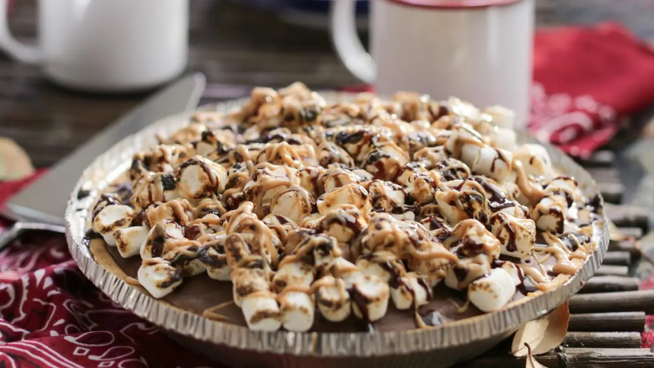 Peanut Butter S'mores Ice Cream Pie