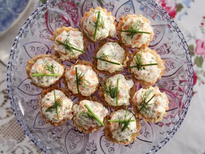 Mini Smoked Salmon Cups as seen on Valerie's Home Cooking Traditional Tea Party episode, season 8.